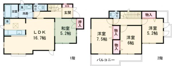 Kolet本町田の間取り