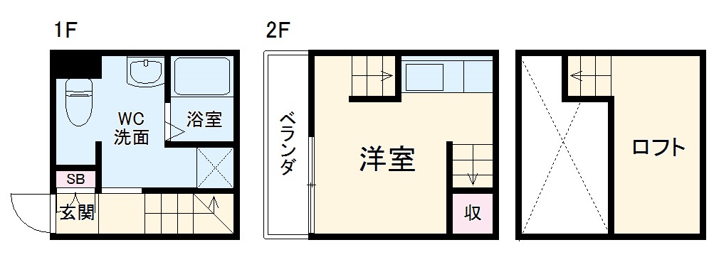 LE COCON 豊の間取り