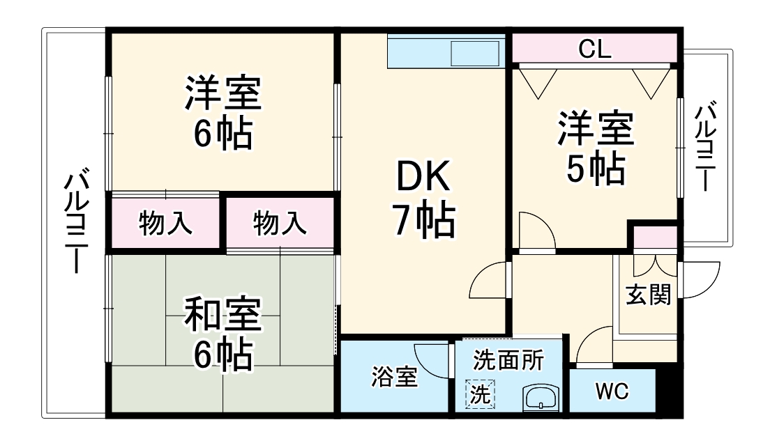 ぴあはくさんの間取り