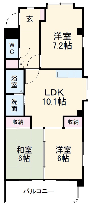 清和ビルの間取り