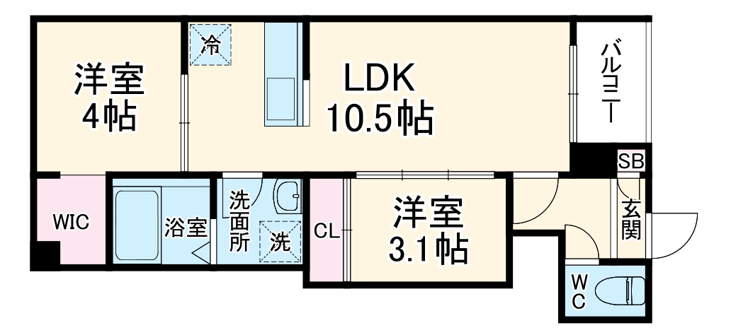 REGALEST桜山の間取り