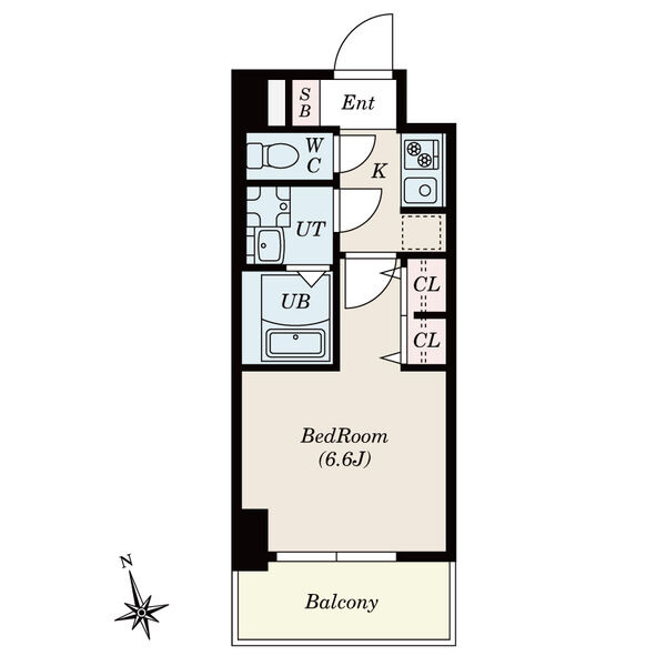 S-RESIDENCE今池arcanaの間取り