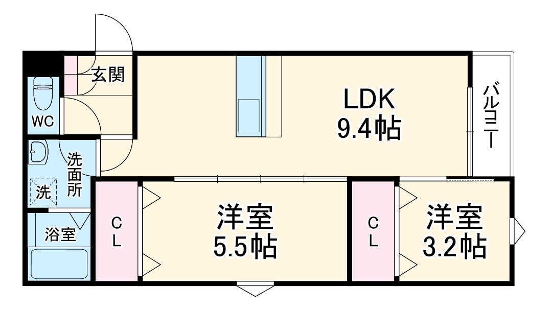 LECOCON半田Ⅲの間取り