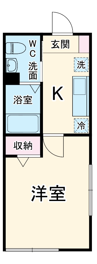 モンステラひばりの間取り