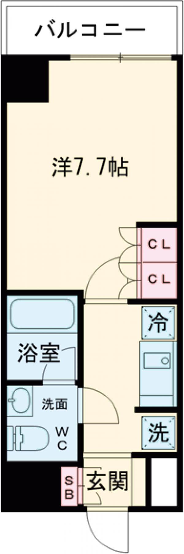 AZEST立川Ⅱの間取り