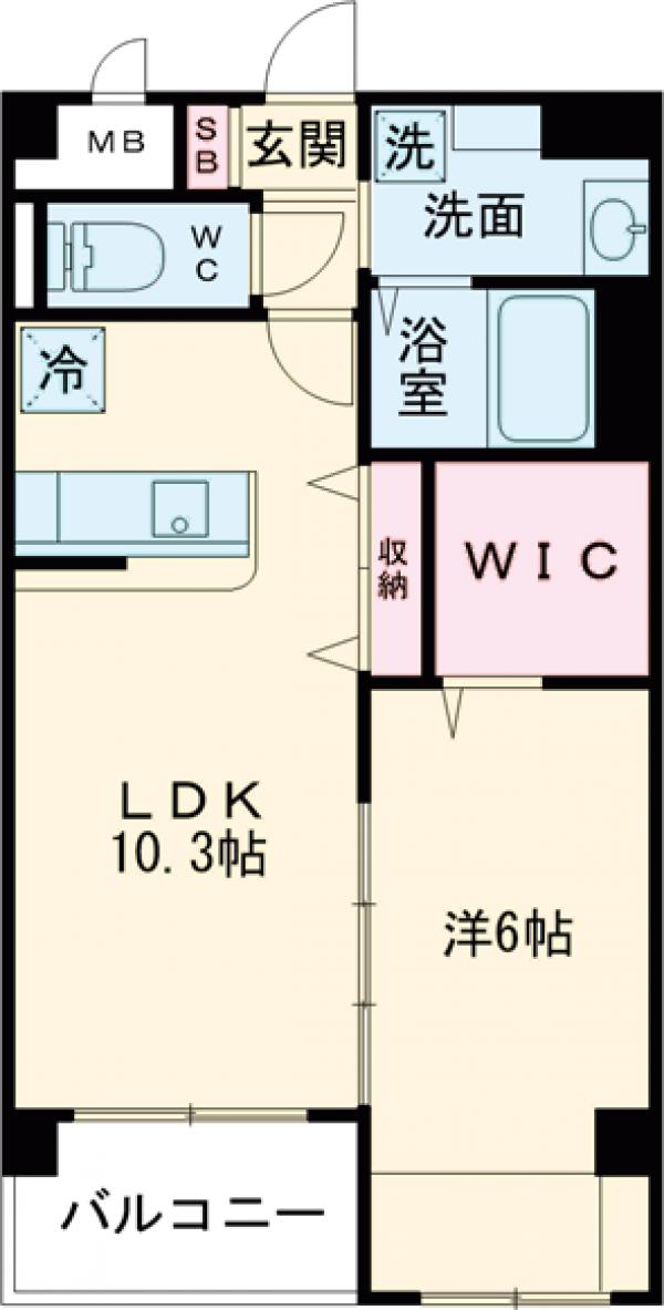 エージュ山王の間取り