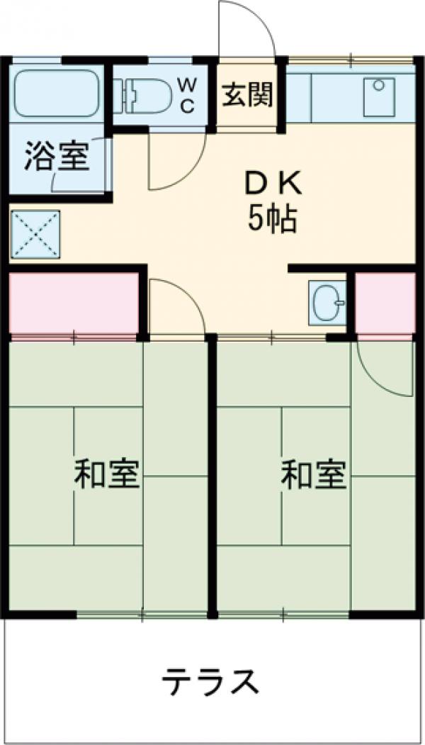 シティハイムなかじまの間取り