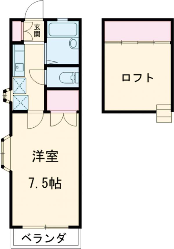 第10ミツミハイツの間取り