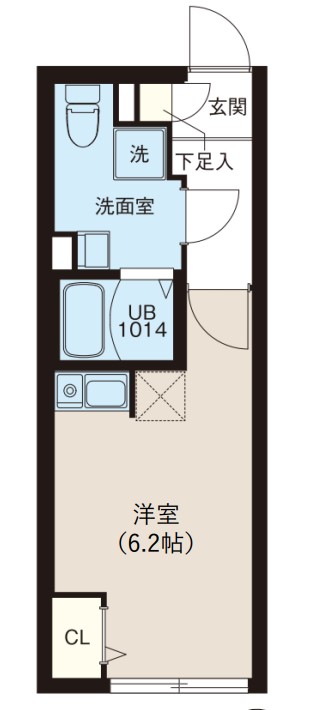 レピュア早稲田レジデンスⅡの間取り