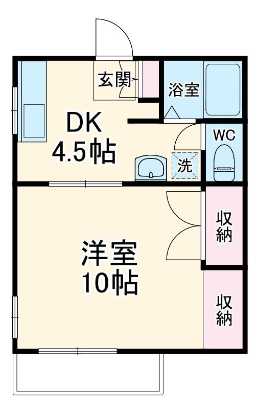ヒルコート東中山の間取り