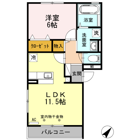 アン・シェルブールの間取り