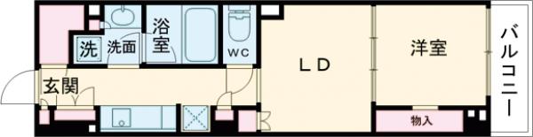 JP noie 駒沢大学の間取り