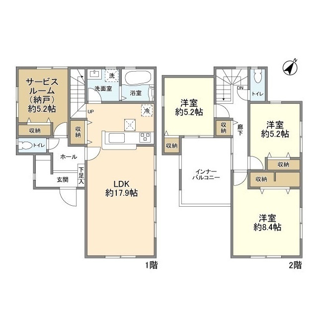 Kolet岩槻城町#03の間取り