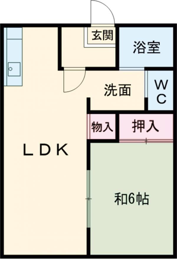 パナハイツ葉鹿の間取り