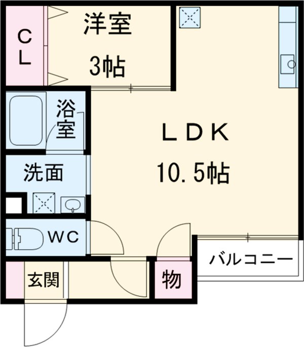 グランレーヴ黒川の間取り