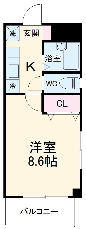 グランドハイツ21の間取り