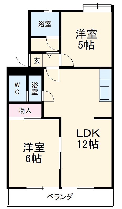 パラシオン城下の間取り