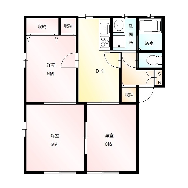 セレーノBの間取り