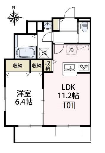 ラヴェンフォート小園の間取り