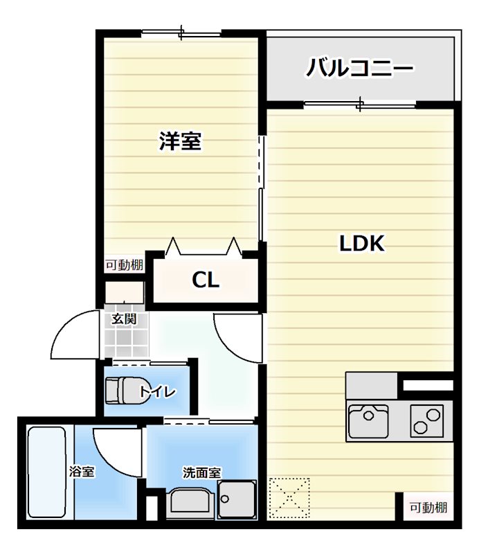 エテルノ.エビスⅡの間取り