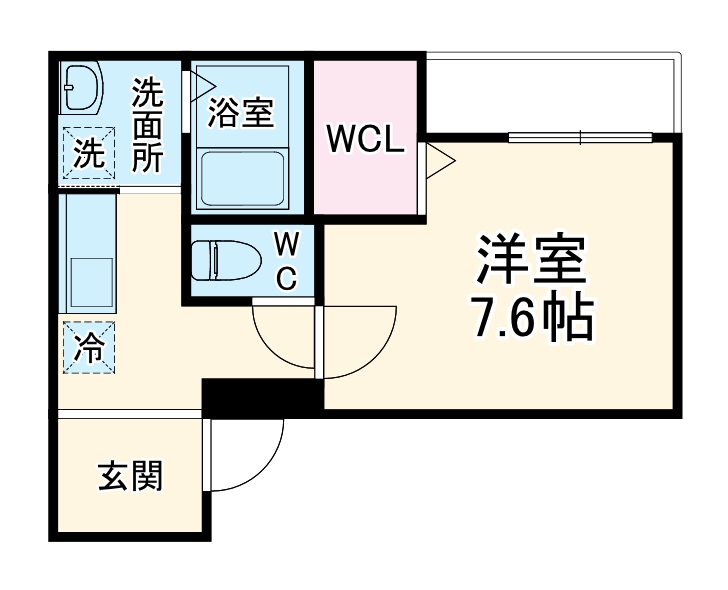 フジパレス向島町Ⅲ番館の間取り