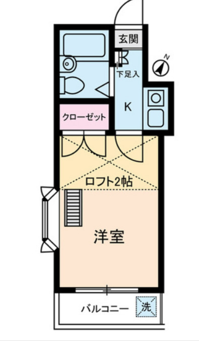 アムス谷塚の間取り