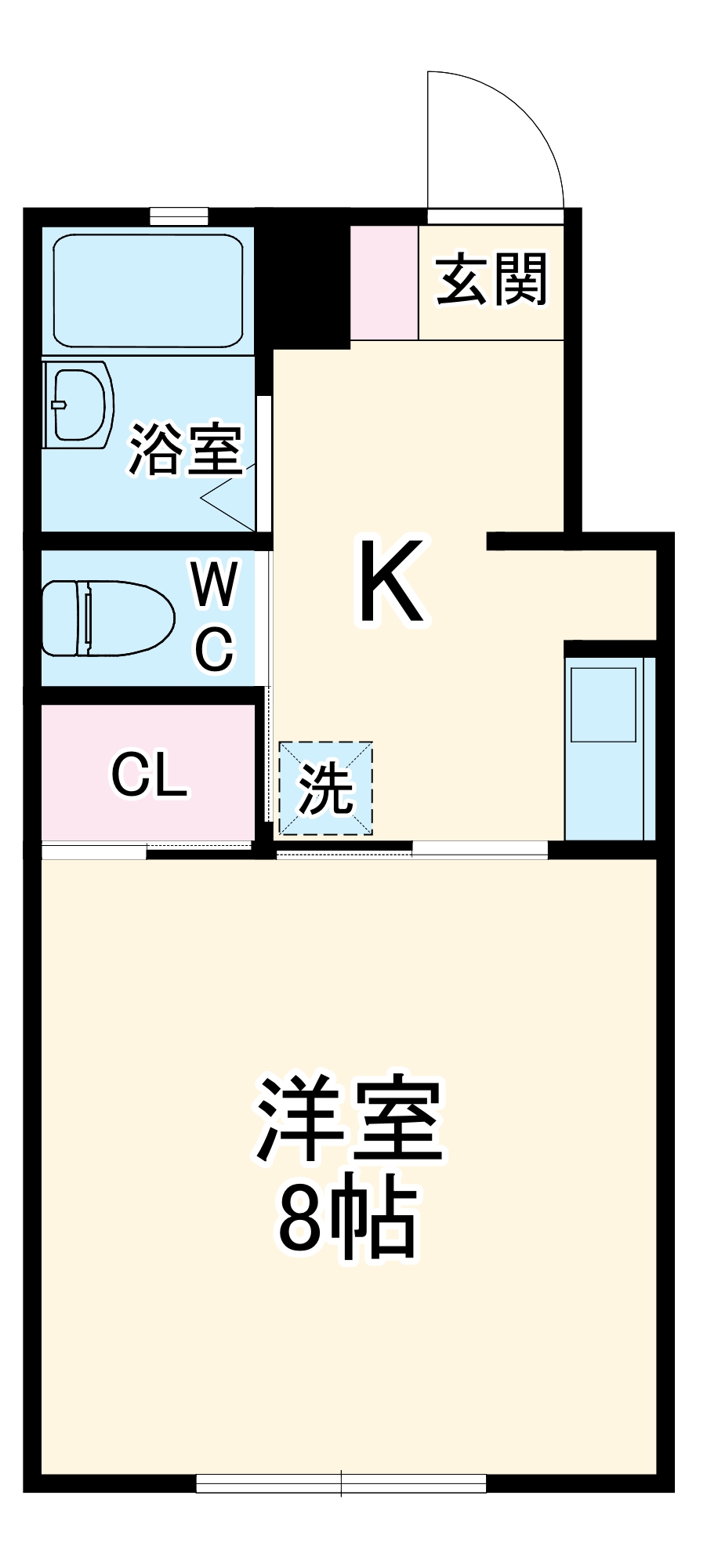 ミューズイン西方の間取り