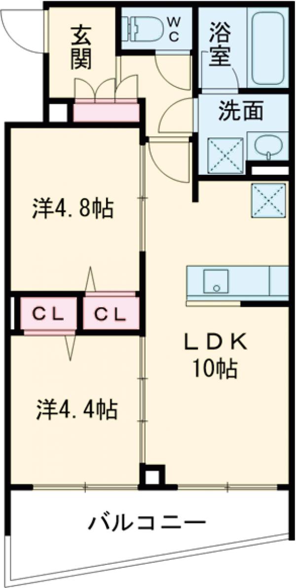 S-RESIDENCE高井戸EASTの間取り