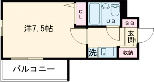 ライオンズマンション府中桜通りの間取り