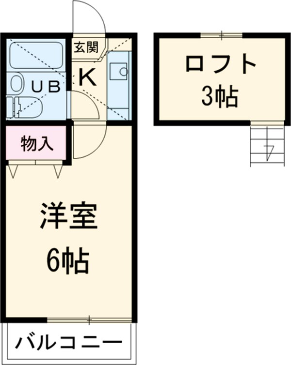 メゾンロッシュ柏の間取り