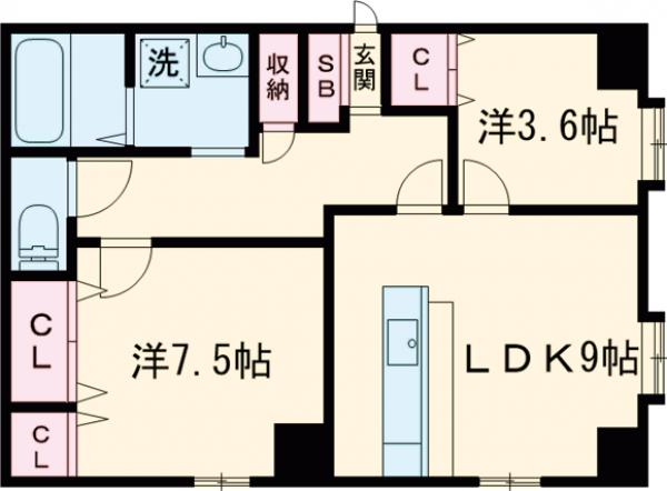 リオマンションの間取り