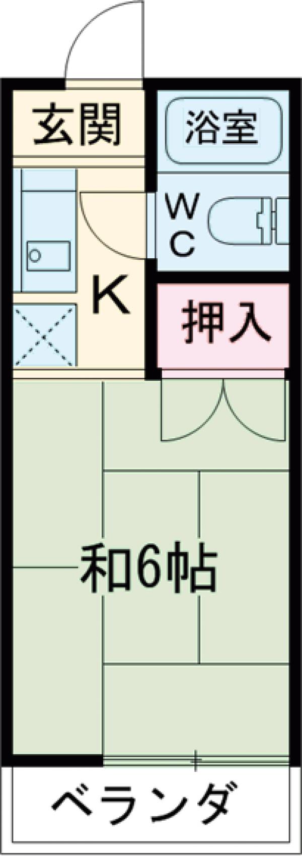 コーポ有賀の間取り