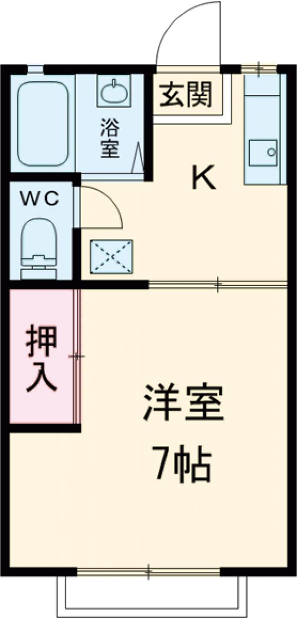コーポクレインの間取り