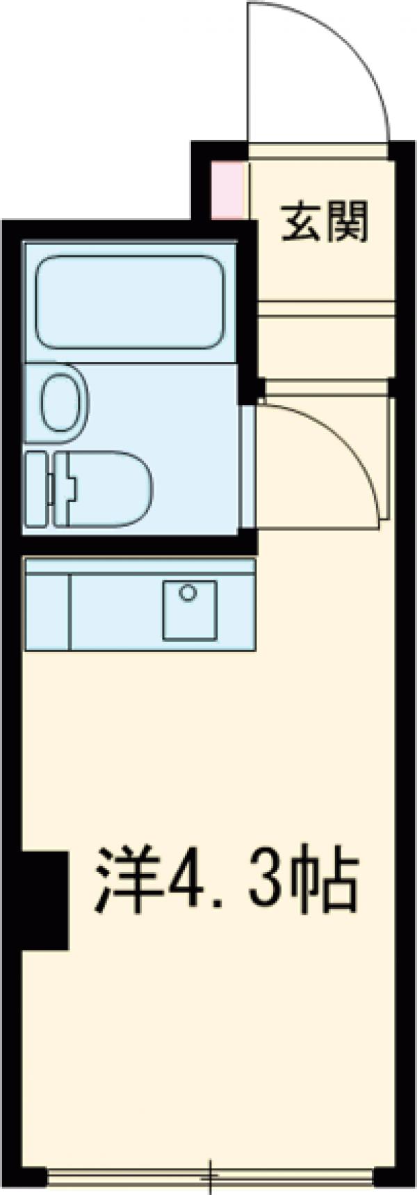 南平コーポの間取り