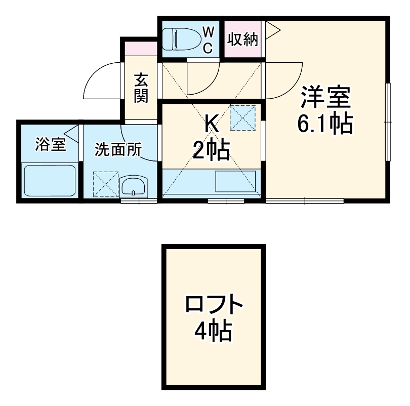 ファルダ不二ガ丘の間取り