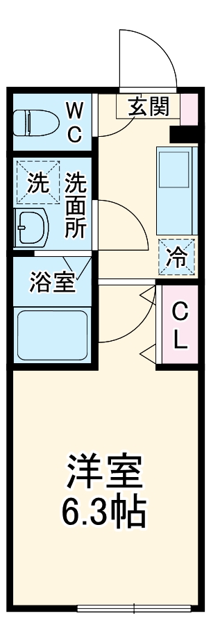 ガルネリ鶴ヶ峰の間取り