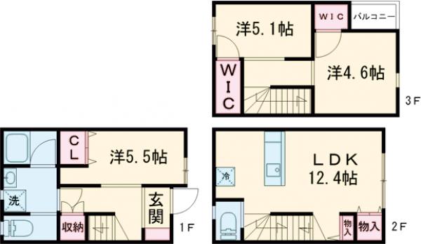 SBテラス本一色の間取り