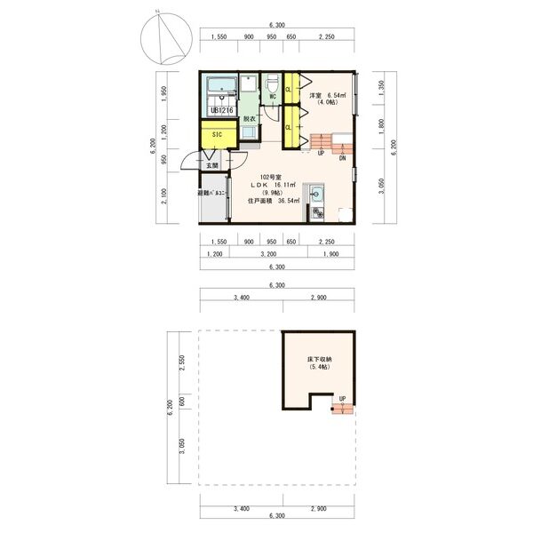Bonnyvillaの間取り
