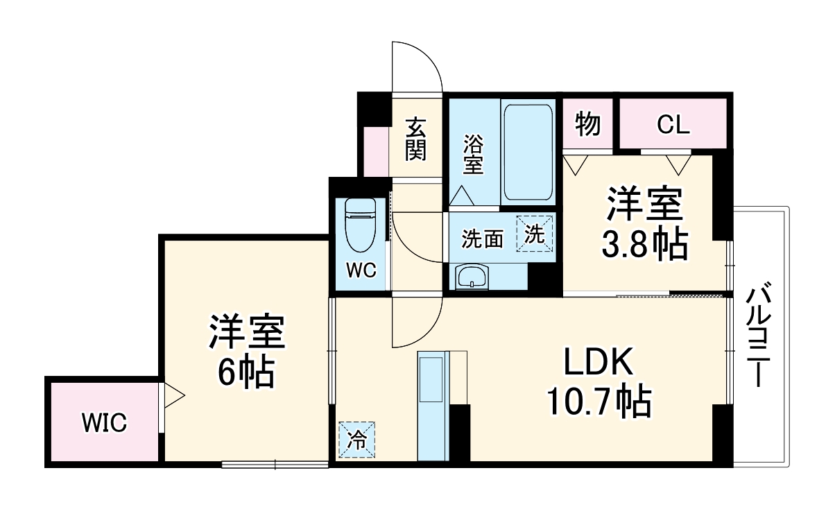 カーサ アルマの間取り