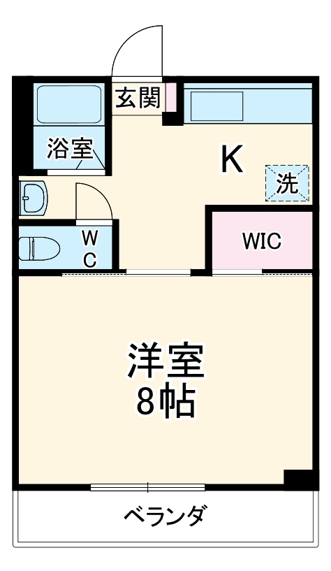 可愛マンションの間取り