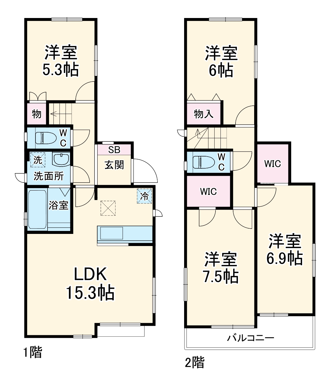 Kolet勝田台南#02の間取り