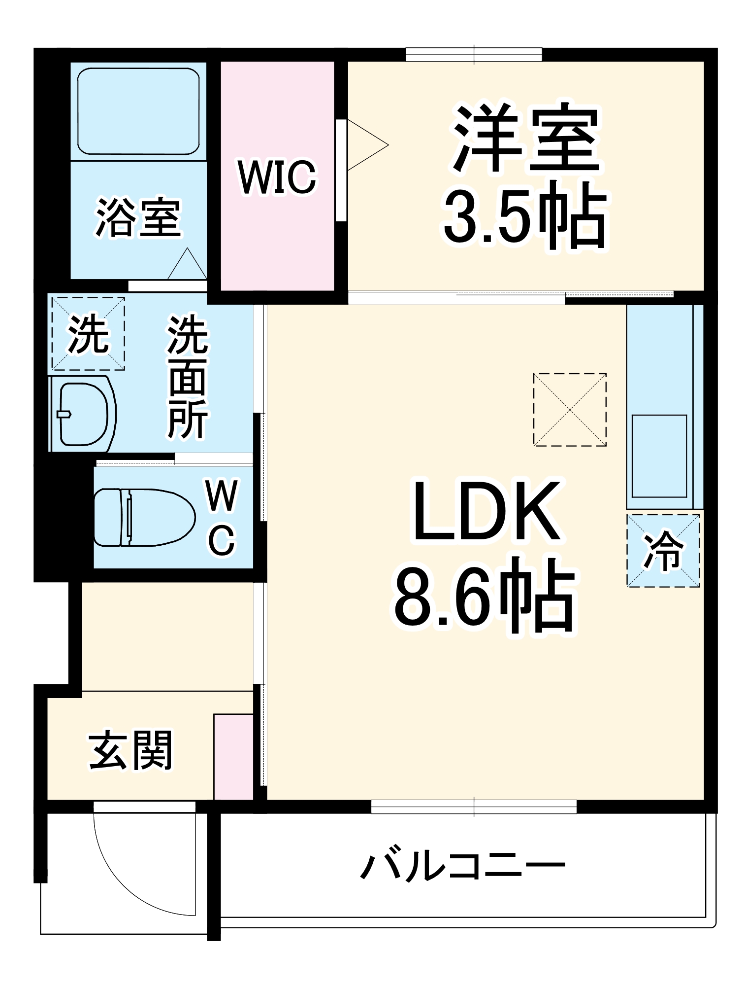 ベルメゾンの間取り