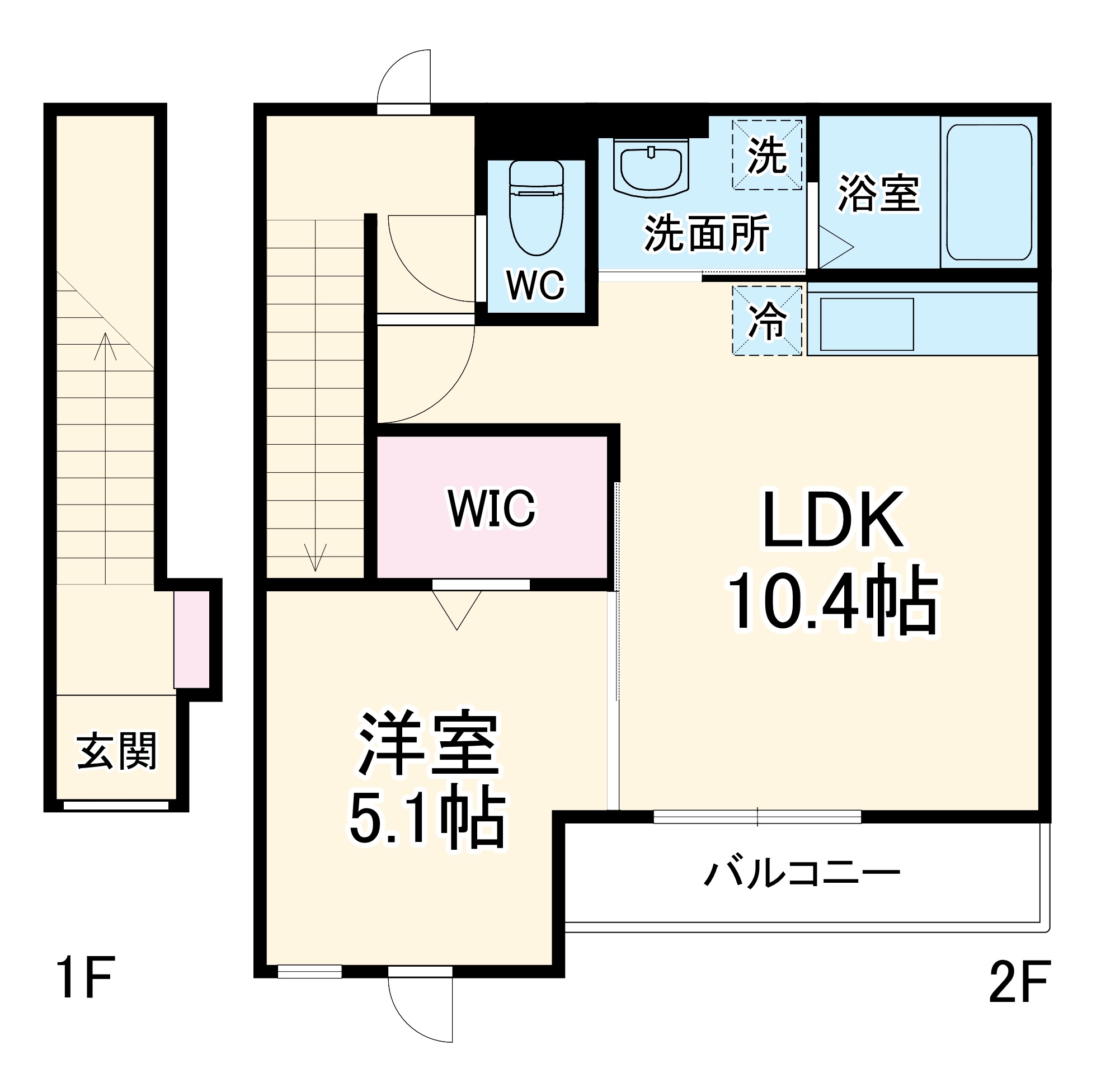ベルメゾンの間取り