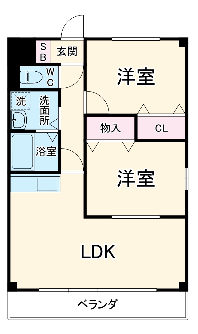 グランドステイ宮後の間取り