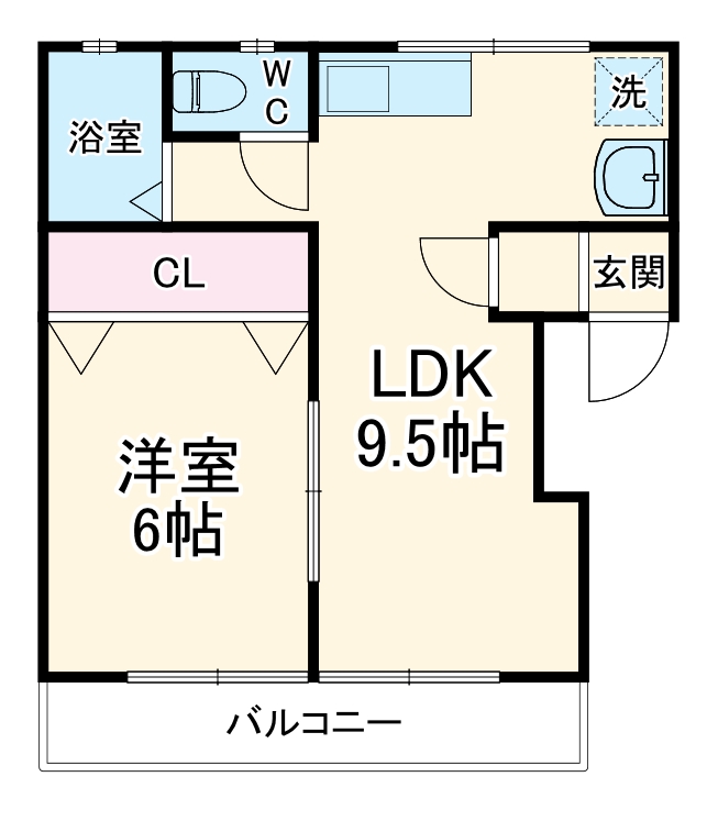 ホーエーハイツの間取り