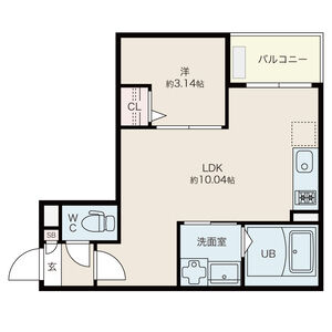 Jack meijihommachi2の間取り
