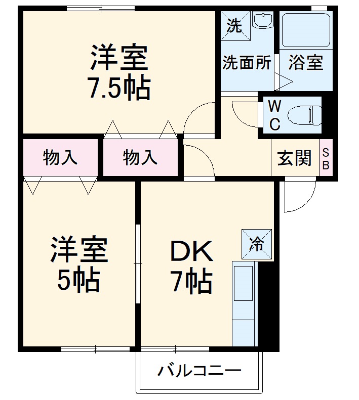 グリーンパーク豊四季の間取り