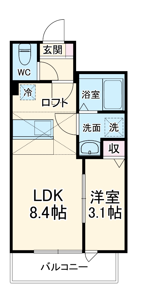アヴニールの間取り
