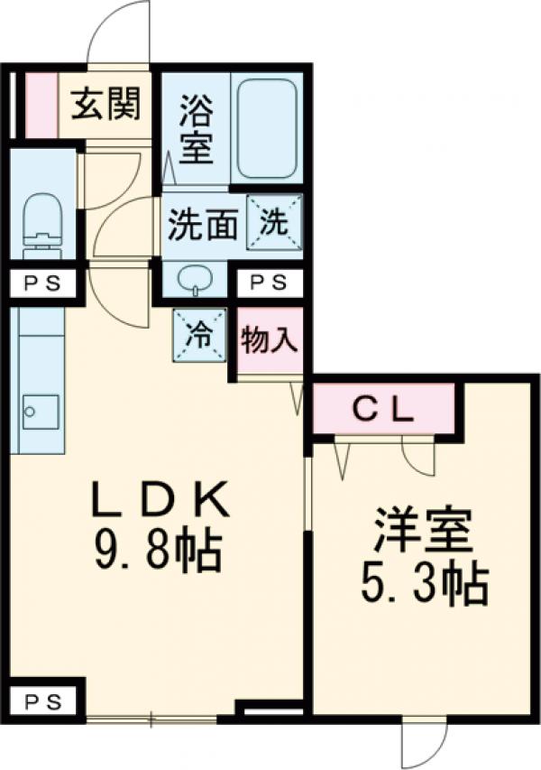 セレスティア中台 の間取り