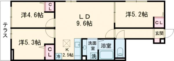 【仮称】中野区松が丘2丁目PJの間取り
